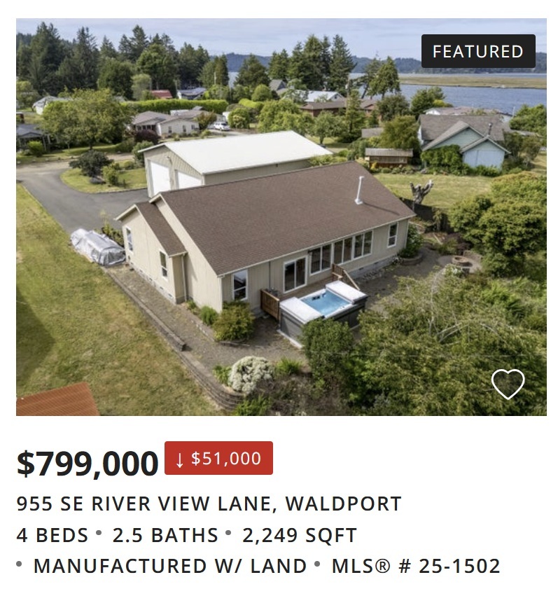 955 Se River View Lane, Waldport, OR