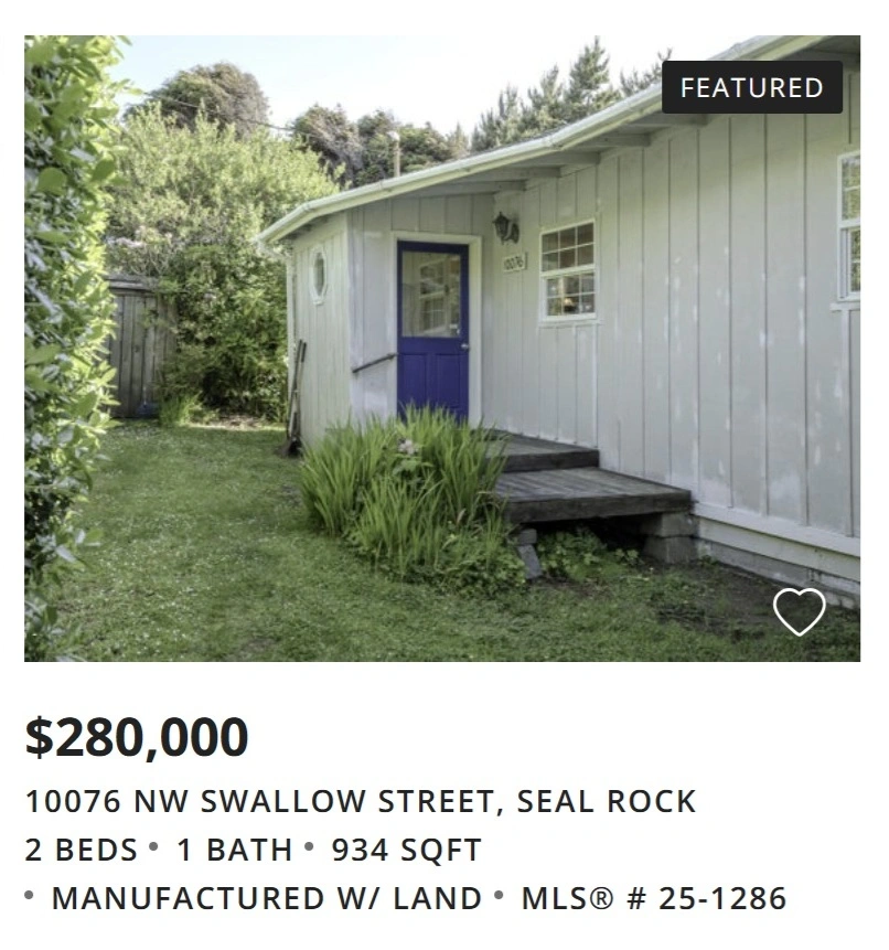 10076 NW Swallow Street, Seal Rock, Oregon