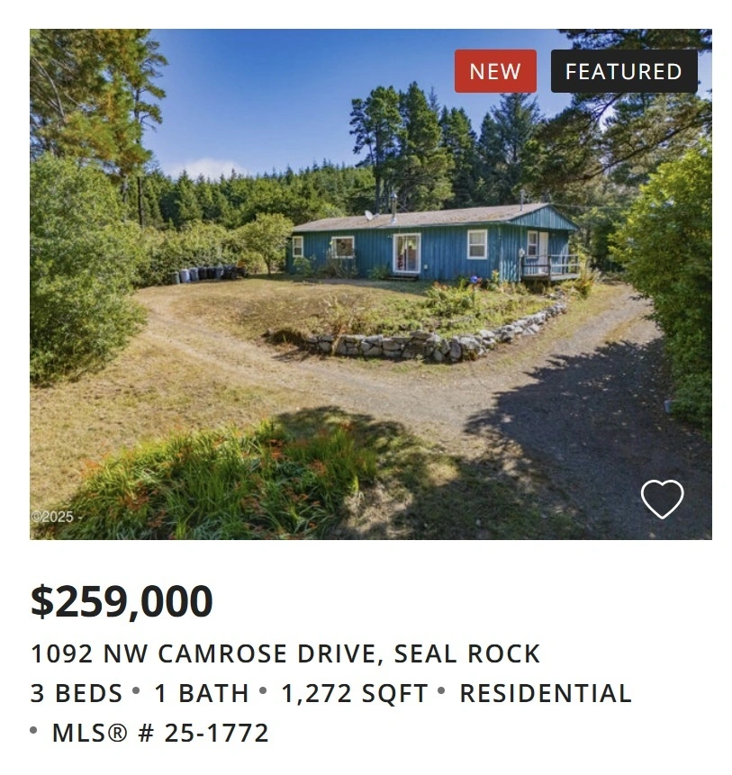 1092 NW Camrose Drive, Seal Rock, Oregon
